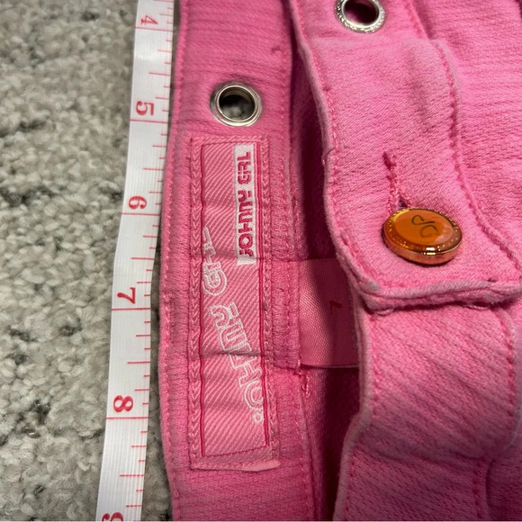 Johnny Girl ultra rare comic book flare Y2K jeans size 7 petite very good condit - Picture 10 of 16